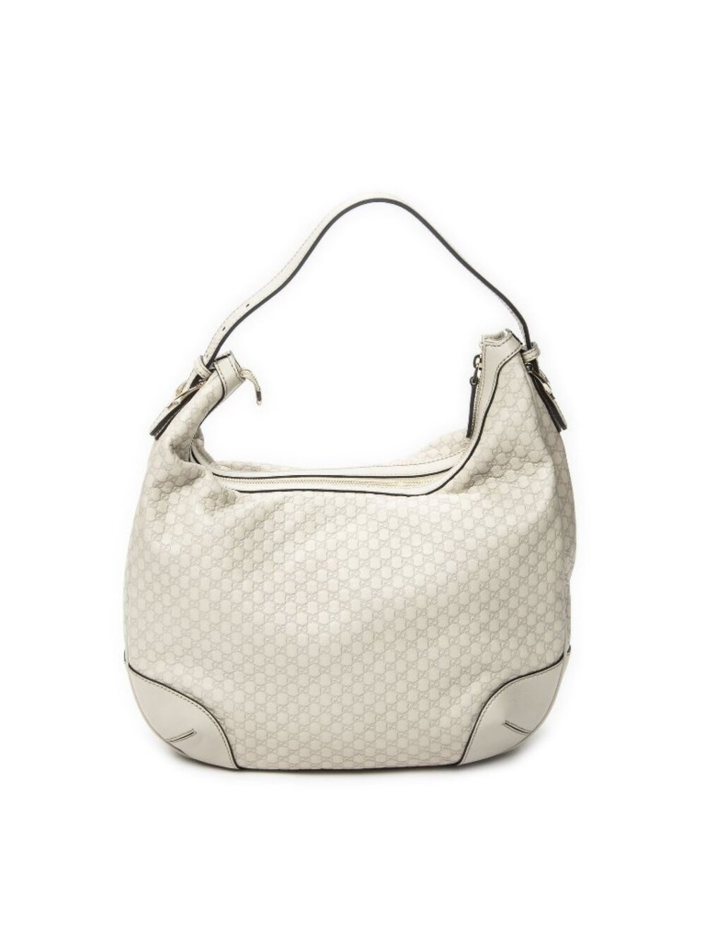 Gucci Nice Hobo Ivory Micro Guccissima Leather